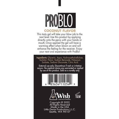 Little Genie ProBlo Oral Pleasure Flavoured Blowjob Gel 29 ml - Massage Oils and Lubricants