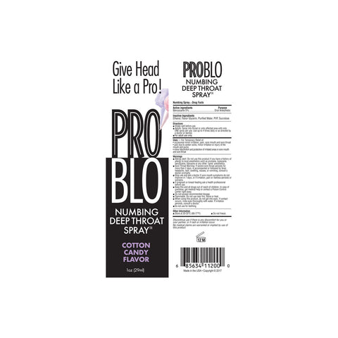 Little Genie ProBlo Flavoured Deep Throat Spray 30 ml - Delay and Excite Sprays