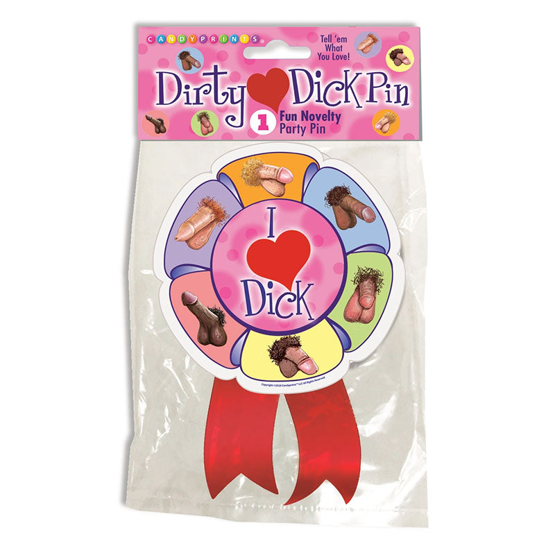 Little Genie Dirty Dick I Love Dicks Novelty Party Pin Party Gifts and Novelties