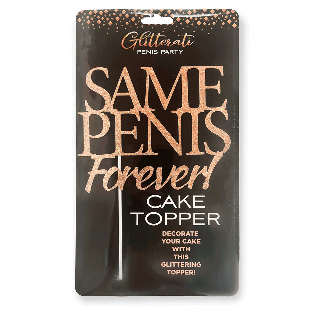 Little Genie Glitterati Hens Party Same Penis Forever Cake Topper Party Gifts and Novelties