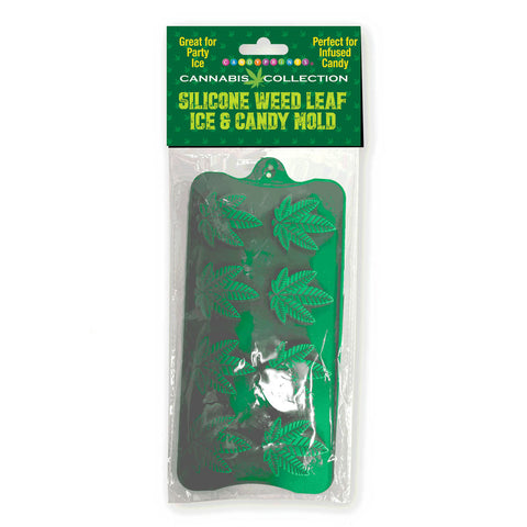 Little Genie Cannabis Silicone Weed Leaf Ice Mould - Party Gifts and Novelties