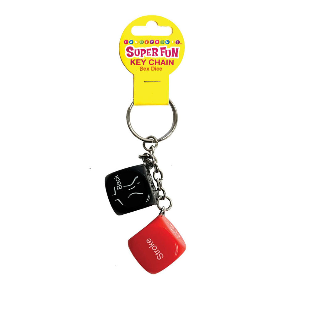 Little Genie Super Fun Erotic Sex Dice Novelty Key Chain Party Gifts and Novelties