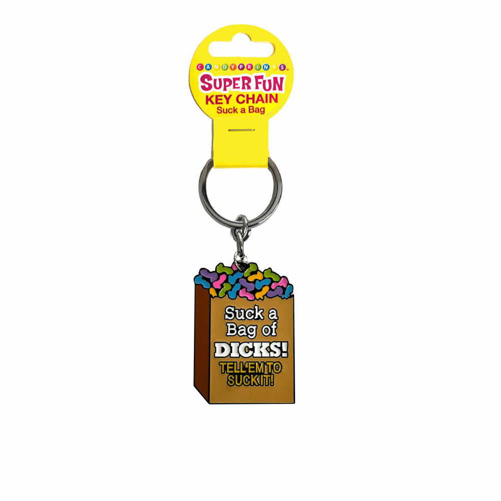 Little Genie Super Fun Suck A Bag Novelty Key Chain Party Gifts and Novelties