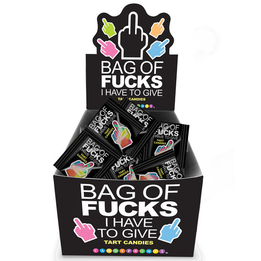 Bag Of Fucks I Have To Give 100 Pack Fruit Flavoured Lollies - Party Gifts and Novelties