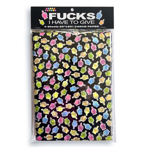 Little Genie Fucks I Have To Give Tissue Paper Sheets 6 Pack - Party Gifts and Novelties