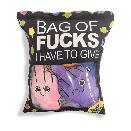 Little Genie Bag Of Fucks I Have To Give Plushy Pillows - Party Gifts and Novelties