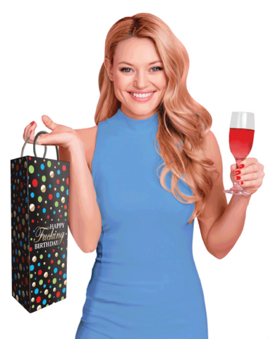 Little Genie Happy Fucking Birthday Naughty Gift Bag - Party Gifts and Novelties