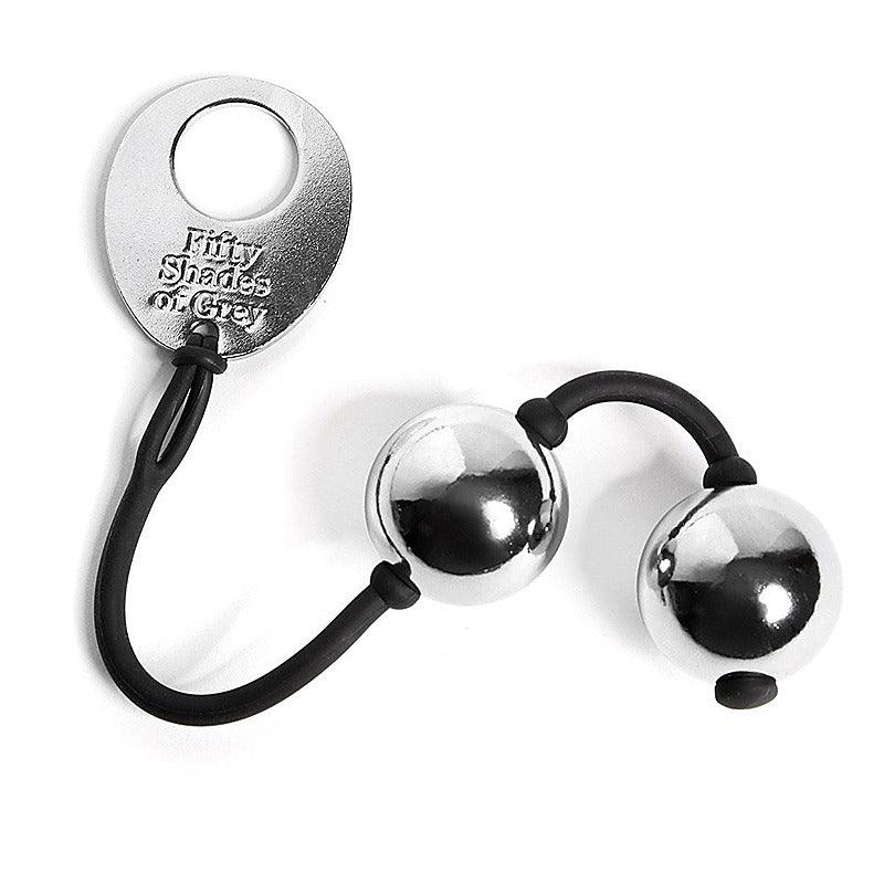 Inner Goddess Silver Pleasure Anal Beads and Balls - Love Eggs and Kegel Exercisers