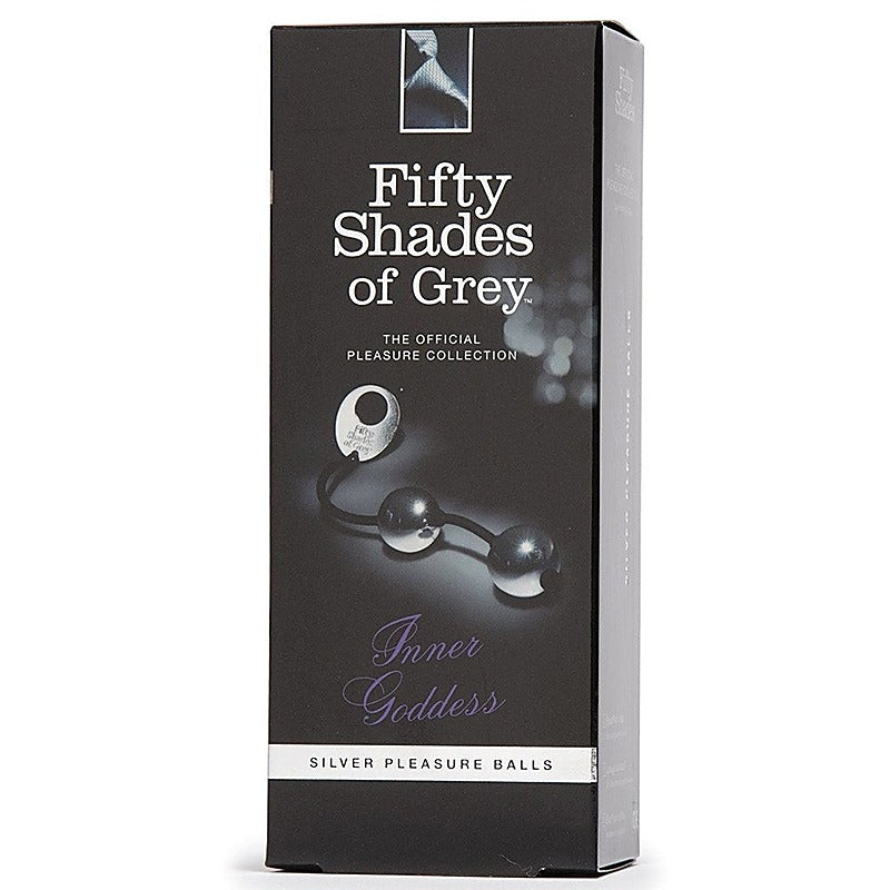 Inner Goddess Silver Pleasure Anal Beads and Balls - Love Eggs and Kegel Exercisers