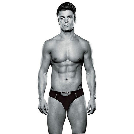 Envy's Captivating Bad Boy Thong - Black - Jocks and G-Strings