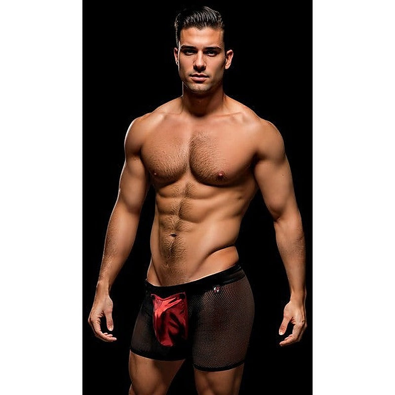 Snap Down Mesh Boxer Brief by Envy Menswear - Mens Briefs And Boxers
