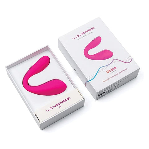 Lovense Dolce Remote Control G Spot and Clitoral Vibrator - Remote Control Vibrators