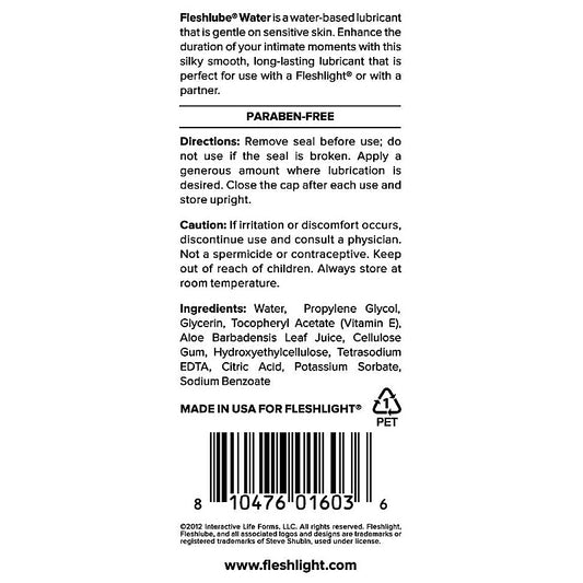 Fleshlube Water Based Adult Lubricant by Fleshlight - Water Based Lubes