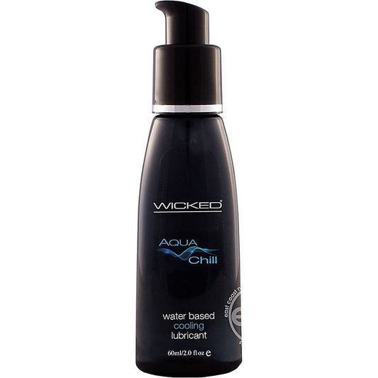Wicked Aqua Chill Water Based Cooling Lubricant - Water Based Lubes