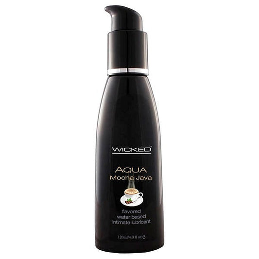 Wicked Aqua 120ml - Indulge in a Sensual Kissable Delight - Water Based Lubes