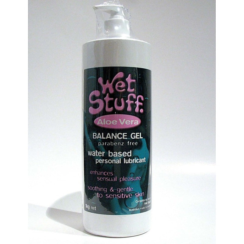 Wet Stuff Aloe Vera by Gel Works - Water Based Lubes