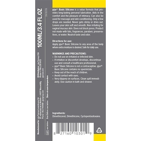 Basic Silicone Personal Lubricant by Pjur - Silicone Based Lubes
