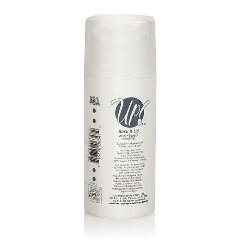 CalExotics Up! Back it Up Anal Pleasure Sex Gel - Lubricants and Lotions