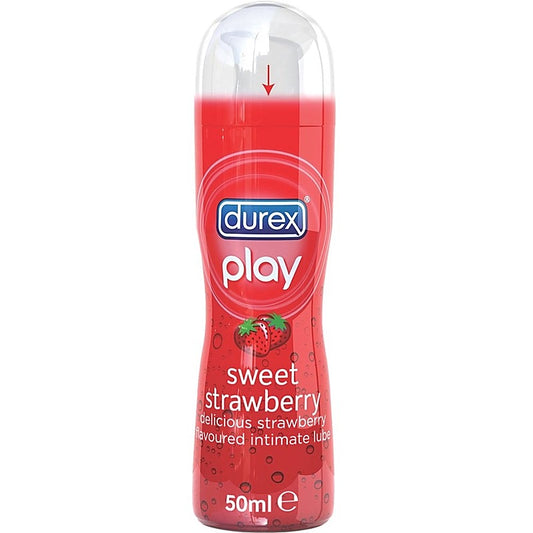 Durex Play Lubricant Sweet Strawberry 50ml - Water Based Lubes