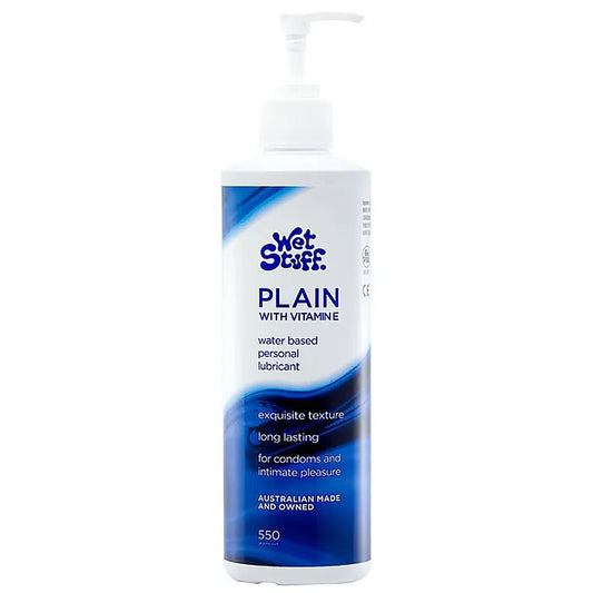 Wet Stuff With Vitamin E Lubricant Pump Top - Water Based Lubes