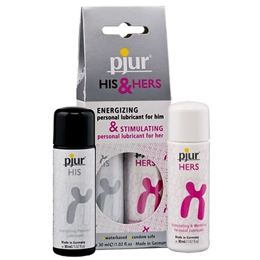 His & Hers Lubricant Pack by Pjur - Water Based Lubes