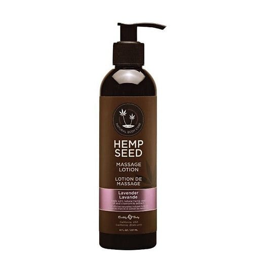 Earthly Body Hemp Seed Massage and Body Oil Lavender 237 ml - Lubricants and Lotions