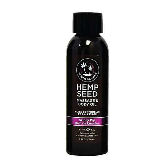 Earthly Body Hemp Seed Water Based Massage and Body Oil