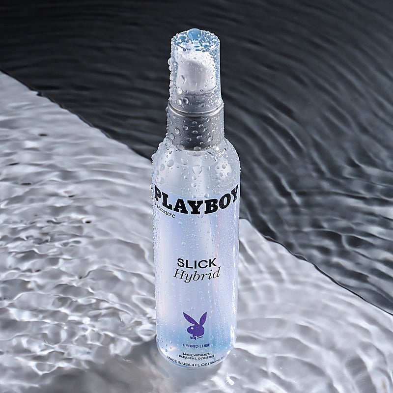 Playboy Pleasure Slick Hybrid Adult Lubricant - Water Based Lubes