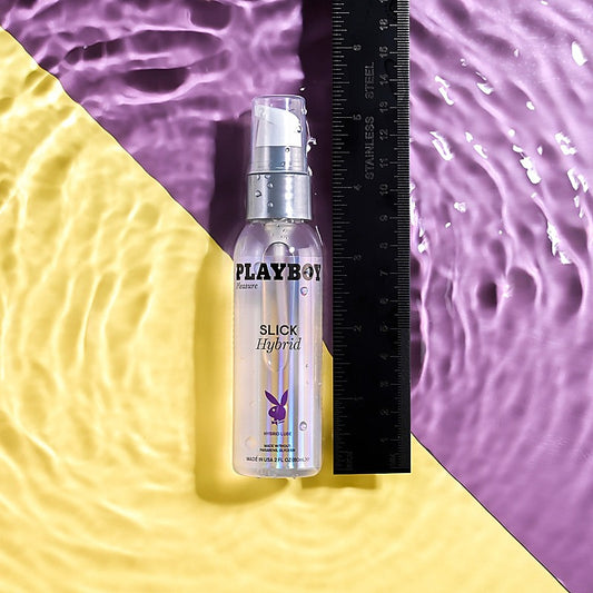 Playboy Pleasure Slick Hybrid Adult Lubricant - Water Based Lubes