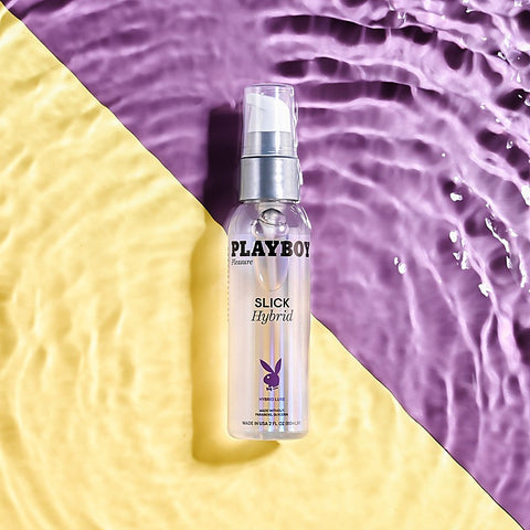 Playboy Pleasure Slick Hybrid Adult Lubricant - Water Based Lubes