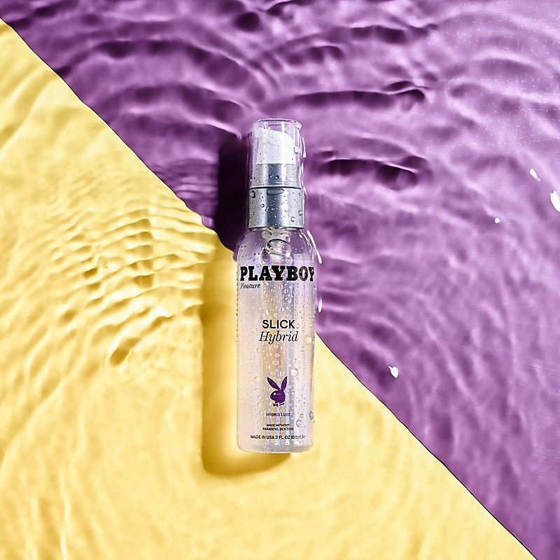 Playboy Pleasure Slick Hybrid Adult Lubricant - Water Based Lubes