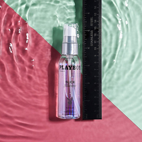 Playboy Pleasure Slick Silicone Lubricant by Evolved - Silicone Based Lubes