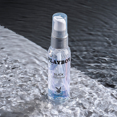 Playboy Pleasure Slick Silicone Lubricant by Evolved - Silicone Based Lubes