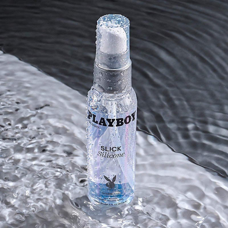 Playboy Pleasure Slick Silicone Lubricant by Evolved - Silicone Based Lubes
