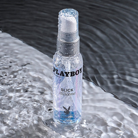 Playboy Pleasure Slick Silicone Lubricant by Evolved - Silicone Based Lubes