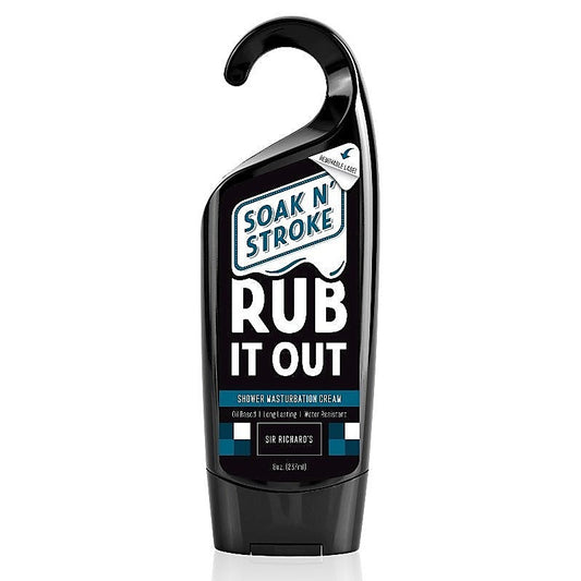 Sir Richards Soak n Stroke Rub It Out Masturbation Cream - Silicone Based Lubes