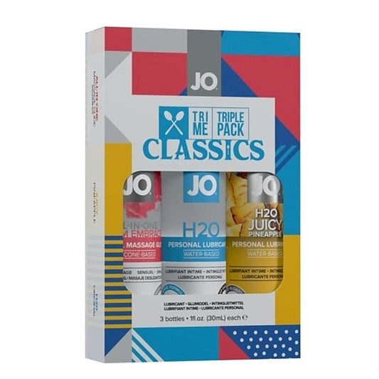 JO Tri Me Triple Pack Classics - Water Based Lubes