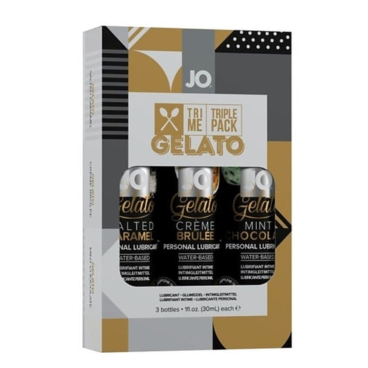 JO Tri Me Triple Pack Gelato - Water Based Lubes
