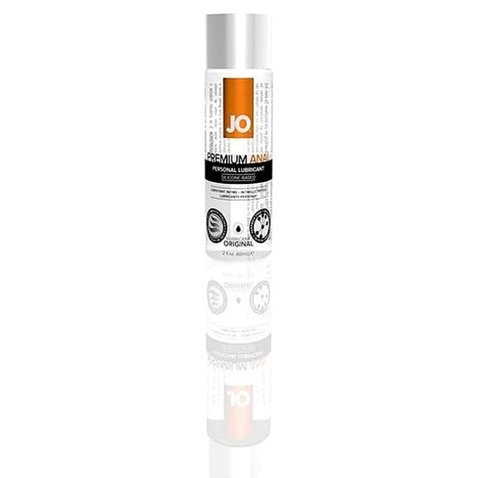 JO Premium Silky Anal Lubricant - Long-Lasting Comfort - Silicone Based Lubes
