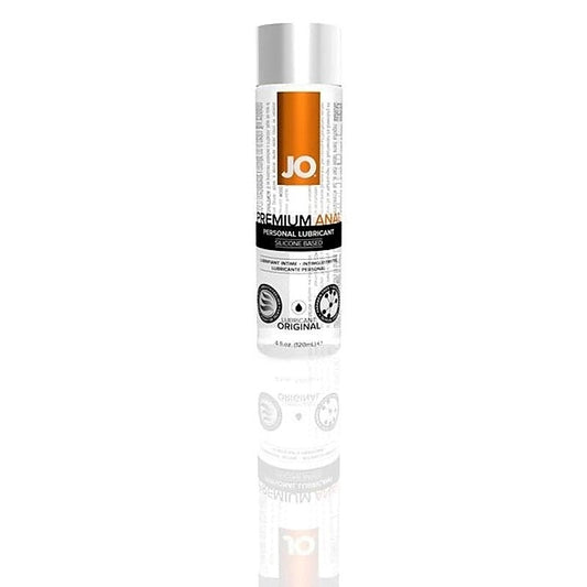 JO Premium Silky Anal Lubricant - Long-Lasting Comfort - Silicone Based Lubes