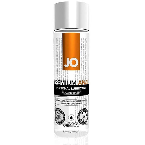 JO Premium Silky Anal Lubricant - Long-Lasting Comfort - Silicone Based Lubes