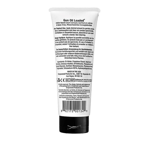 Loaded Water-Based Cream Lubricant by Gun Oil - Water Based Lubes