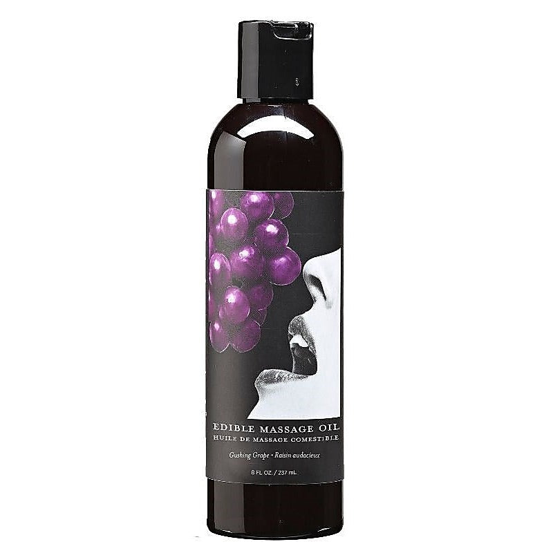 Edible Massage Oil 237ml by Earthly Body - Oil Based Lubes