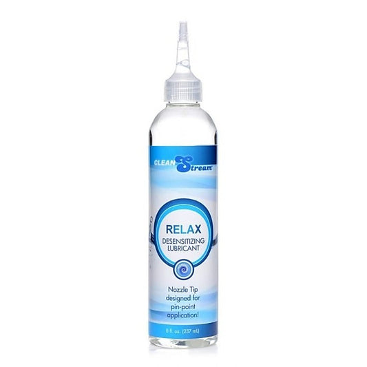 CleanStream Relax Desensitizing Lubricant with Nozzle Tip - Water Based Lubes