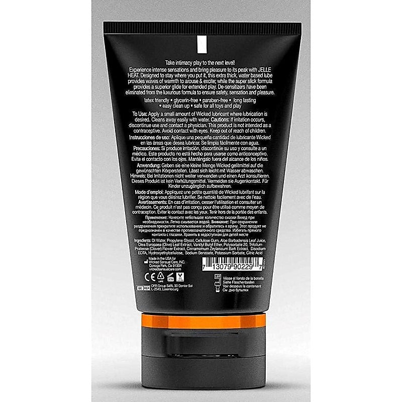 Wicked Jelle Heat Anal Gel Lube 120ml by Wicked Sensual Care - Anal Lubes