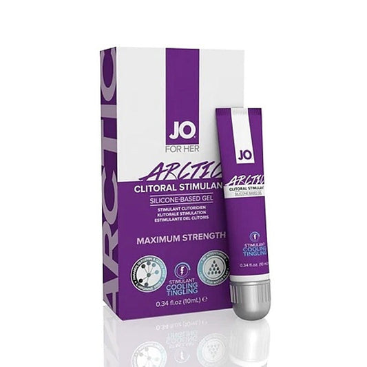 JO Clitoral Gel Tingling G-spot Arctic 0.34 Oz / 10 ml - Silicone Based Lubes