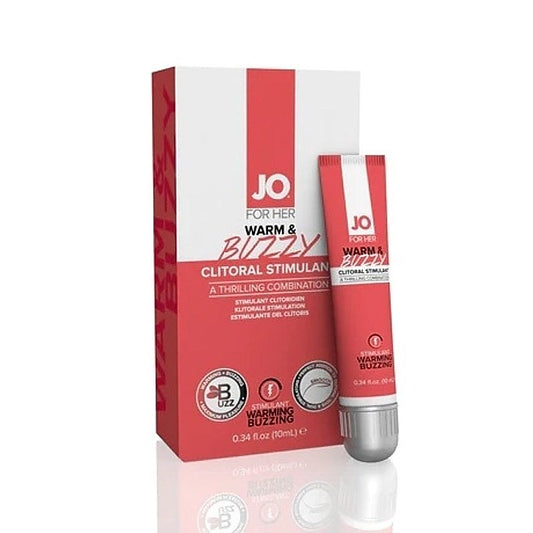 Jo Warm & Buzzy - Clitoral Cream 10 ml - Water Based Lubes