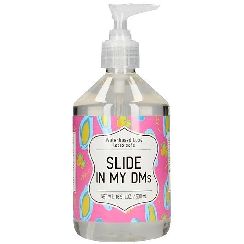 Slide In My DMs 500ml Water Based Lubricant by Shots Toys - Lubricants and Lotions