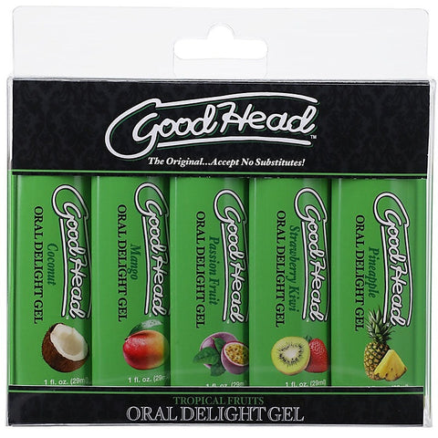 GoodHead Oral Delight Gel - Delicious Flavors, Enhanced Pleasure - Water Based Lubes