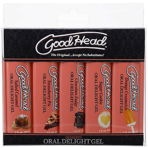 GoodHead Oral Delight Gel - Delicious Flavors, Enhanced Pleasure - Water Based Lubes